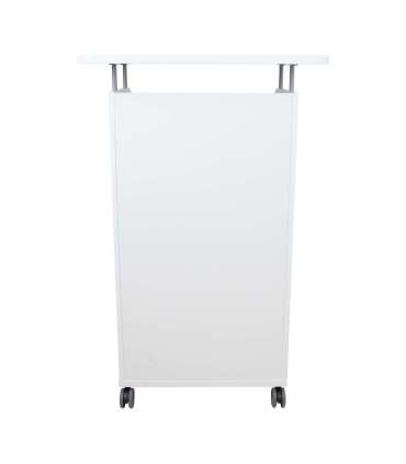 Mobiilne kapp ERGO 70x63xH113,5cm, hallikasvalge, mööbliplaat