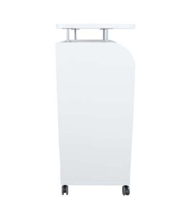 Mobiilne kapp ERGO 56x47xH113,5cm, hallikasvalge, mööbliplaat