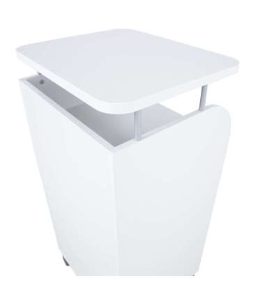 Mobiilne kapp ERGO 56x47xH113,5cm, hallikasvalge, mööbliplaat