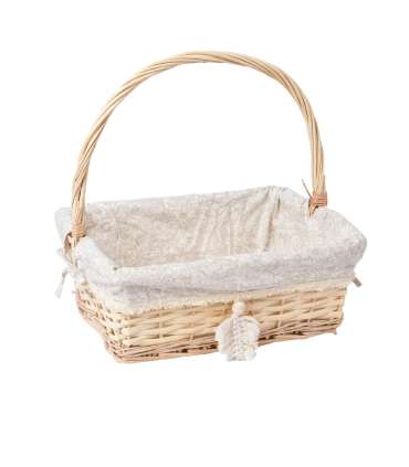 Korv WILLI TASSEL 37x28xH15/39cm