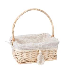 Korv WILLI TASSEL 30x21xH13/33cm