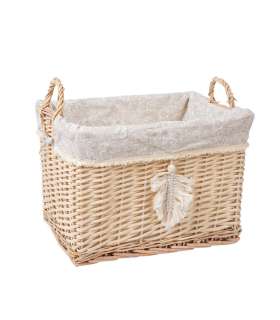 Korv WILLI TASSEL 44x33xH30cm