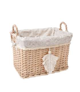 Korv WILLI TASSEL 36x26xH26cm