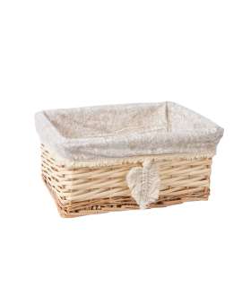 Korv WILLI TASSEL 34x25xH15cm