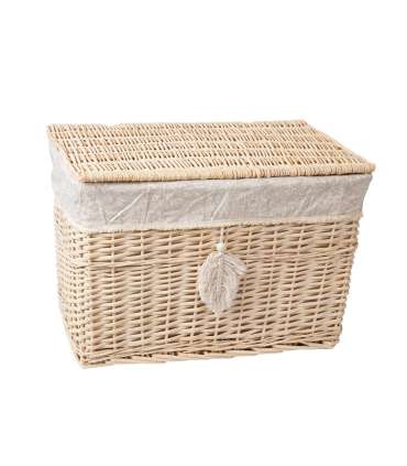 Korv WILLI TASSEL 60x40xH40cm