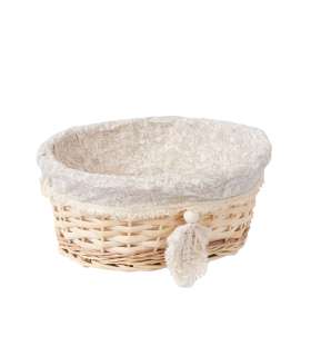 Korv WILLI TASSEL 30x23xH13cm