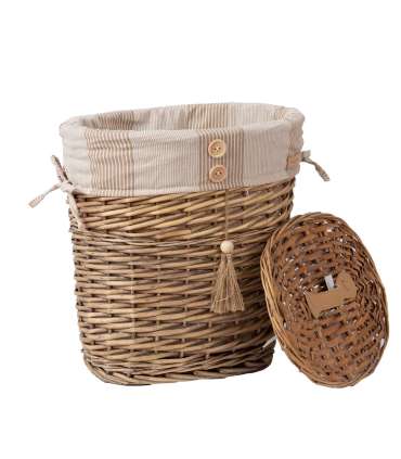 Korv WILLI STRIPE 33x21xH36cm