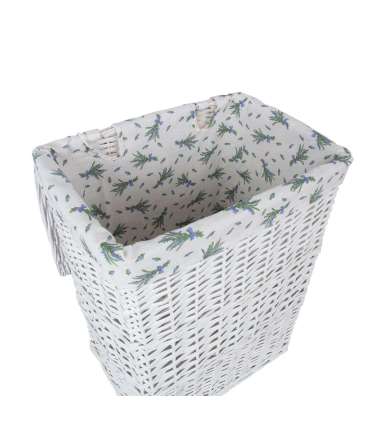 Корзина для белья MAX-1, 45x33x59cм, белая.