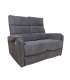 Diivan BOWERS 2-kohaline elektriline recliner 135x98xH109cm, sinakashall