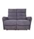 Diivan BOWERS 2-kohaline elektriline recliner 135x98xH109cm, sinakashall