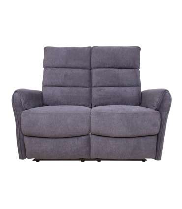 Diivan BOWERS 2-kohaline elektriline recliner 135x98xH109cm, sinakashall