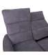 Diivan BOWERS 2-kohaline elektriline recliner 135x98xH109cm, sinakashall