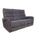 Diivan BOWERS 3-kohaline elektriline recliner 187x98xH109cm, sinakashall