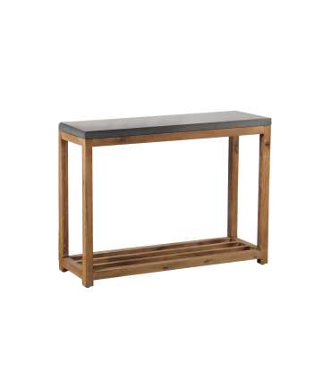 Riiul SANDSTONE 87x28xH60cm, hall fiibertsement, puidust raam