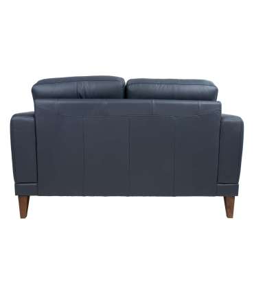 Diivan BARTEK 2-kohaline 153,5x96xH92cm, sinakasmust nahk