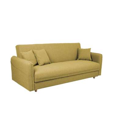 Diivanvoodi VISBY 200x88xH93cm, kollane