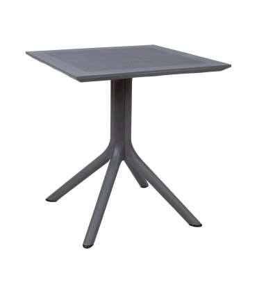 Laud DURIAN 70x70xH76cm, hall plastik