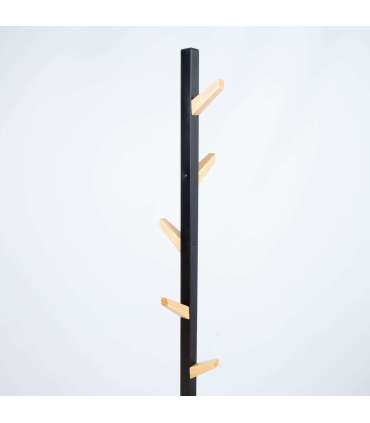 Põrandanagi FOREST D28xH177cm, must/natu