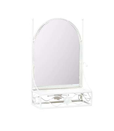 Peegel SANDY riiuli ja nagiga 28x13xH43cm