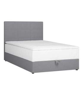 Кровать LEVI 120x200см, с матрасом, серый