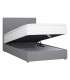 Кровать LEVI 120x200см, с матрасом, серый