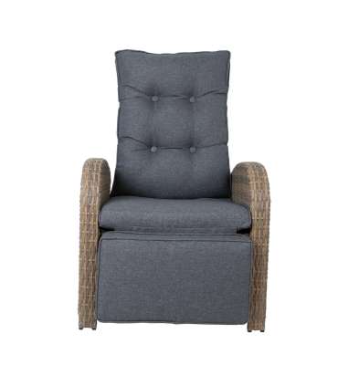 Tugitool MOOR recliner, pruun