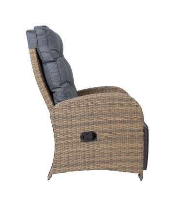 Tugitool MOOR recliner, pruun