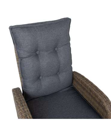 Tugitool MOOR recliner, pruun