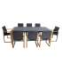 Aiamööblikomplekt DUISBURG laud ja 8 tooli