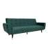 Diivanvoodi FALUN 214x83xH82cm, roheline samet
