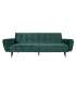 Диван-кровать FALUN 214x83xH82см, зелёный бархат