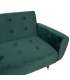 Диван-кровать FALUN 214x83xH82см, зелёный бархат