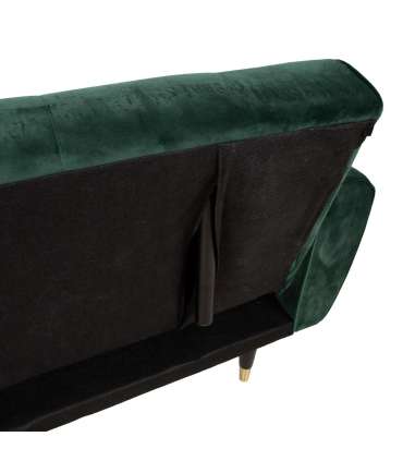 Diivanvoodi FALUN 214x83xH82cm, roheline samet