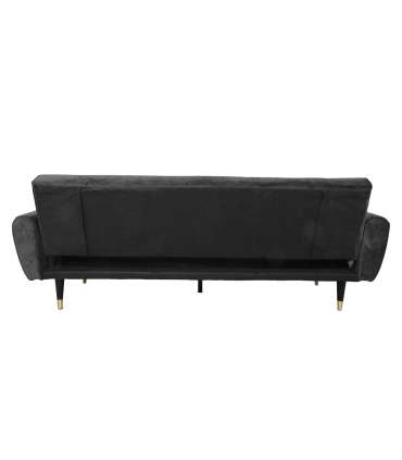 Диван-кровать FALUN 214x83xH82см, серый бархат