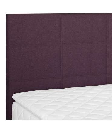 Kontinentaalvoodi LEVI 120x200cm, madratsiga, tumeroosa, 123x210xH114,5cm