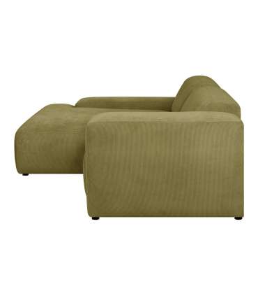 Nurgadiivan LEHTE vasak nurk, roheline, 250x100/200xH75cm