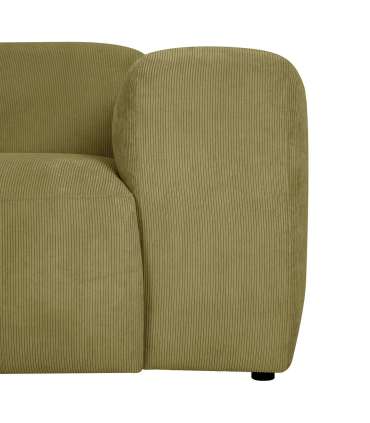 Nurgadiivan LEHTE vasak nurk, roheline, 250x100/200xH75cm