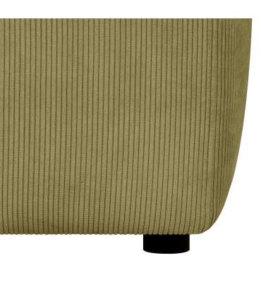 Nurgadiivan LEHTE vasak nurk, roheline, 250x100/200xH75cm