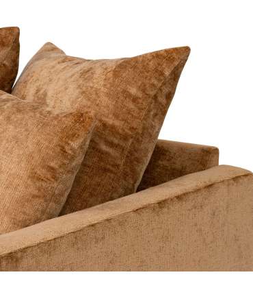 Nurgadiivan LARTES vasak nurk, pruun, 300x205/92xH90cm