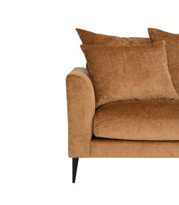 Nurgadiivan LARTES parem nurk, pruun, 300x92/205xH90cm