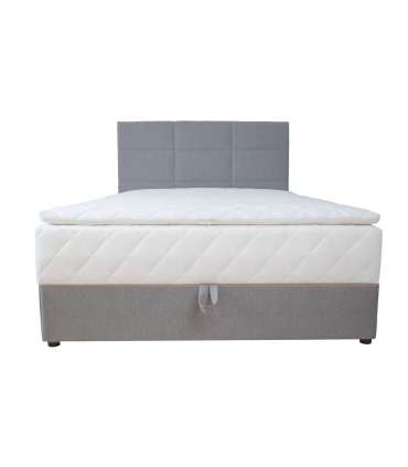 Kontinentaalvoodi LEVI 140x200cm, madratsiga, hall