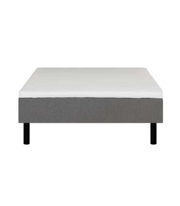 Kušett LANDE 140x200cm, hall, 140x200xH54cm, 7-tsooniline pocket-vedrustus