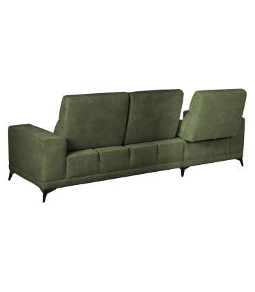 Nurgadiivan DARLA VN 281,5x161/97,5xH104cm, tumeroheline