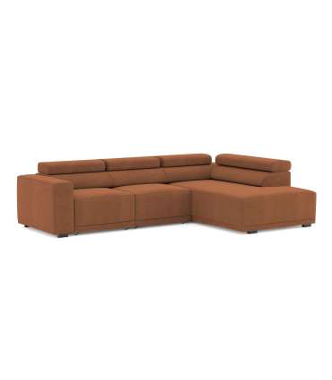 Nurgadiivan LOLA PN 301x118,5/211xH96cm, terrakota