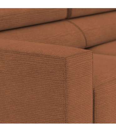 Nurgadiivan LOLA PN 301x118,5/211xH96cm, terrakota