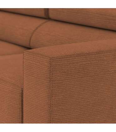 Nurgadiivan LOLA VN 301x211/118,5xH96cm, terrakota