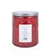 Свеча в стеклянной банке ROMANTIC TIMES H9см, жемчужно-красный