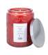 Свеча в стеклянной банке ROMANTIC TIMES H9см, жемчужно-красный