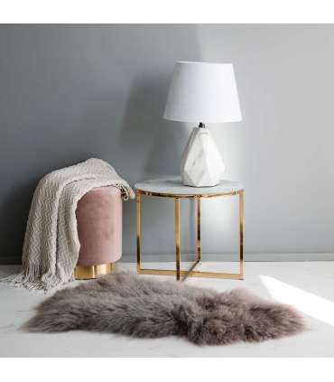 Пуф LA PERLA D35xH42см, материал покрытия: бархатная ткань, цвет: старо-розовый