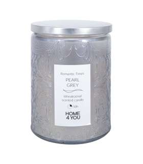 Klaasküünal ROMANTIC TIMES H11cm, pärlhall, vanilje ja kaneel